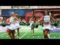 NY JETS Cheerleaders At NFL Kick Off Piccadilly