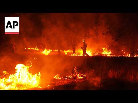 Video Thumbnail: Human-caused climate change made Spain wildfires 20 times more likely, scientists say