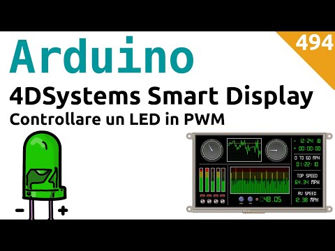 Controllare un LED con uno smart display 4DSystems e Arduino - Video 494