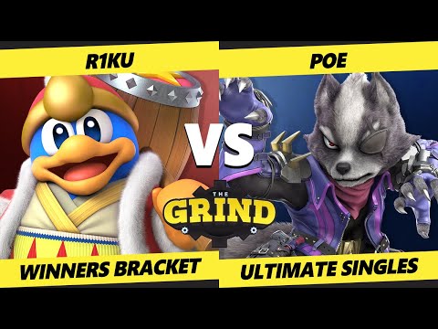 The Grind 182 - R1ku (Kirby, Dedede) Vs. Poe (Wolf) Smash Ultimate - SSBU