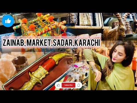 zainab market sadar karachi famous home decor items traditional jewellery local market karachi
