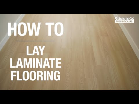 How To Lay Laminate Flooring - Bunnings Warehouse