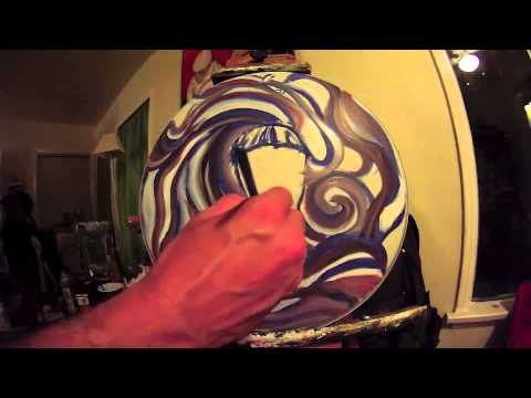 C-Gak, If I Fall (feat Sarai Jazz) Painted drum head