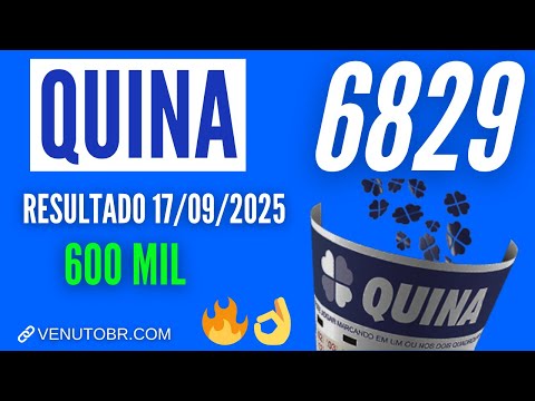 🍀 Resultado Quina 6829