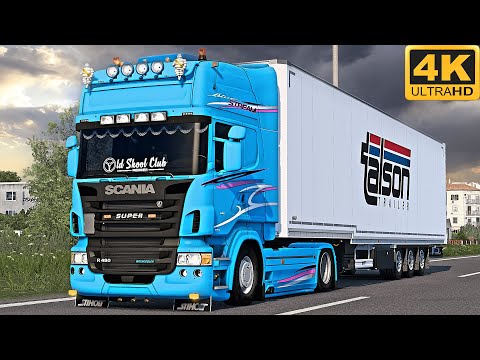4K | ETS2 1.44 | Promods | Scania R480 | Debrecen 🇭🇺 󠁧󠁢󠁳󠁣 - Győr 🇭🇺