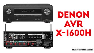 Denon AVR-X1600H Review and setup
