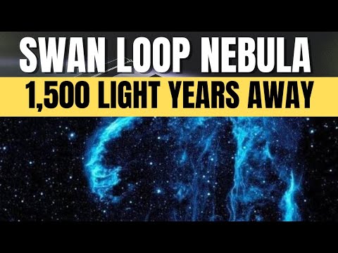 The Swan Loop Nebula A Cosmic Masterpiece in the Night Sky