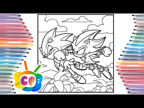 Sonic vs Shadow Coloring Pages/Sonic 3 Predictions/ Tobu - Memory Lane [NCS Release]