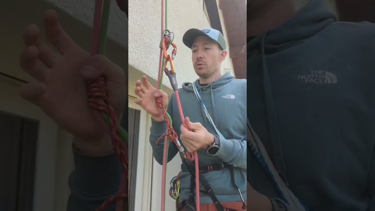 Remontée sur corde depuis rappel