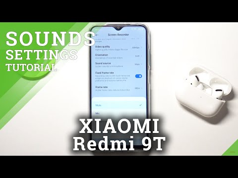 How to Change Sound Settings of Screen Videos on XIAOMI Redmi 9T – Screen Recorder Sounds