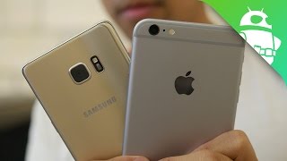 Samsung Galaxy Note 7 vs Apple iPhone 6s Plus first look