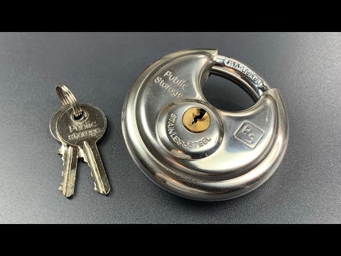 Round padlock, 70 mm