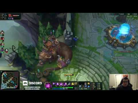 League Of Legends S7 — Scarra as Vel'Koz vs Zed Mid  Ranked Gameplays