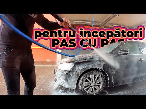 How to wash a car in SELF SERVICE WASHING MACHINES (for beginners - step by step) - exterior washing