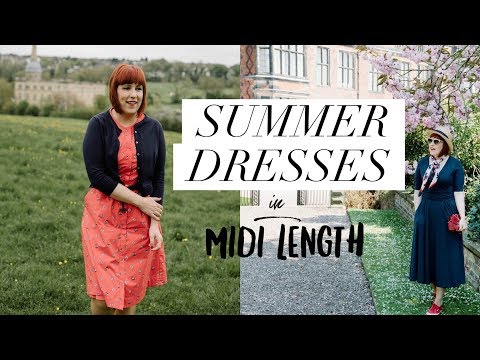 Summer Dresses in Midi Length