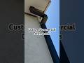 Commercial downspout installation #construction #downspouts #gutters #raingutter #sheetmetalwork