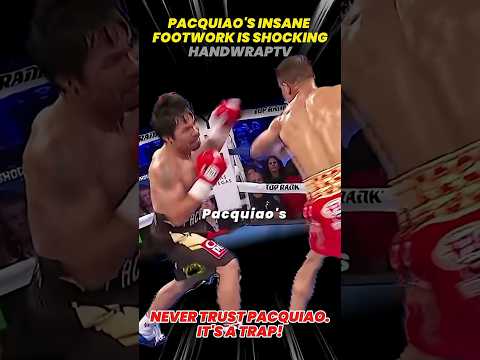Pacquiao's Insane footwork is Shocking! #boxing #shorts #sports