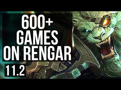 RENGAR vs VIEGO (TOP) | 9/1/6, 1.4M mastery, 600+ games, Dominating | KR Diamond | v11.2