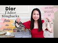 Dior J'Adior Slingback review | Worth the Money? | Flats vs Heels