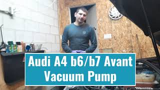 Audi A4 B7 Vacuum Pump Repair