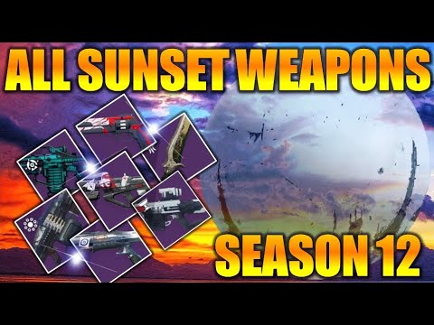 DESTINY 2 | ALL LEGENDARY WEAPONS GETTING SUNSET IN SEASON 12 - WHAT WEAPONS GET THE CAN?!?!