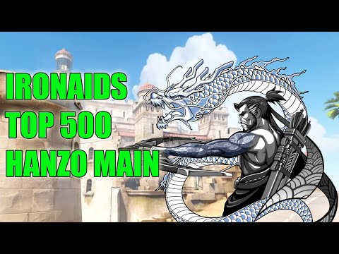 IronAids  PRO HANZO GAMEPLAY POTG - TOP 500 OVERWATCH SEASON 23