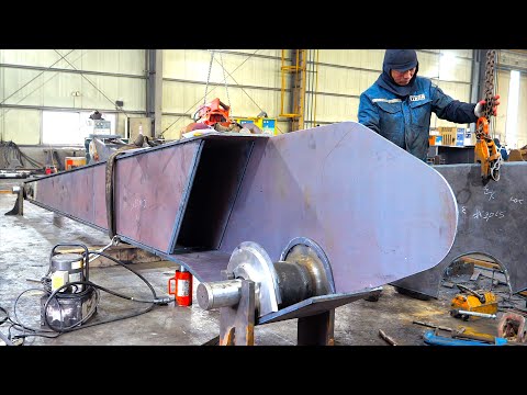 Kompletter Wiederaufbau von kaputtem Baggerausleger und Schaufel | Von Anfang bis Ende