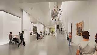 Bendigo Art Gallery redevelopment flythrough
