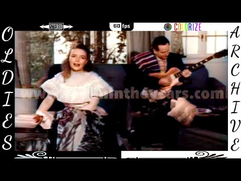 Les Paul & Mary Ford - Vaya Con Dios (Live TV Show, 1953) [Colorize + Stereo Mix + 60fps]