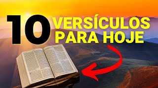 10 Versículos para Hoje | Versículos Mais Lindos do Dia | Versículos Palavras de Deus