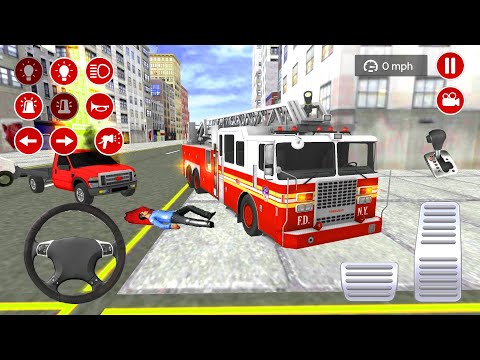 Fire Truck Driving Rescue 911 Fire Engine Games | City Car Driving Fire Truck – Android Gameplay