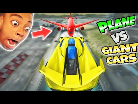 Giant Cars VS Plane💀| Extreme Car Driving Simulator 😱