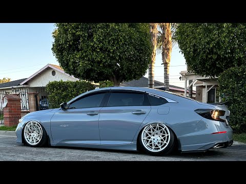 2022 Honda Accord on Truhart air suspension airlift 3P management