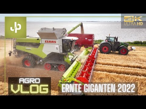 Harvest giants on Rügen! Fendt and Claas XXL - Agrovlog || JP Agrar
