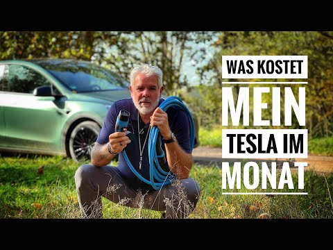 Was kostet elektrisch fahren - Meine monatlichen Kosten für Tesla MYP