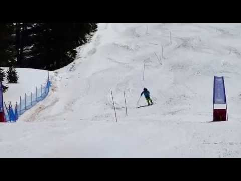 Reilly McGlashan slalom training 13:14