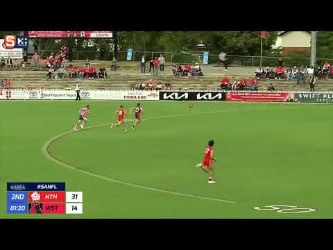 Rd 1 SANFL Snapshot - West's Josh Gore soccers & goals