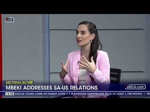 Aziz Pahad Lecture Mbeki addresses SA US relations