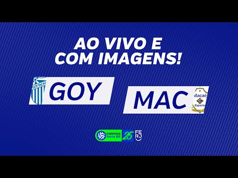 AO VIVO E COM IMAGENS: GOYTACAZ X MACAÉ - FINAL (VOLTA) - CARIOCA B2