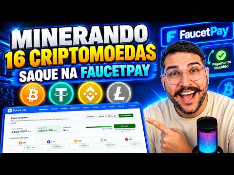 MINERANDO VARIAS CRIPTOMOEDAS NO FREE | EOBOT 3.0