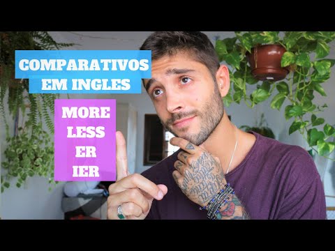 Comparativos Em Ingles - More, Less, "ER", " IER"- Basico e Prático