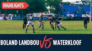 Rugby - Boland Landbou vs Waterkloof - North South Rugby Tournament - 31 March 2