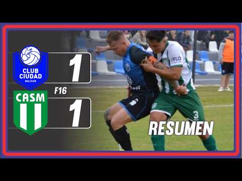 Resumen CIUDAD DE BOLIVAR 1-1 SAN MIGUEL #PrimeraNacional 2026 Fecha 16
