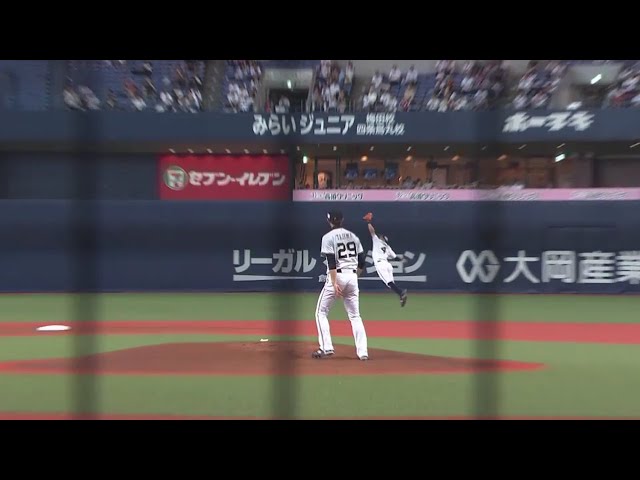 【1回表】ファインプレー!! バファローズ・福田が難しい打球をナイスキャッチ!! 2019/7/4 B-M