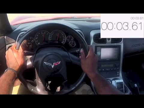 Corvette c6 0-60 and acceleration test with Michelin Pilot Super Sports
