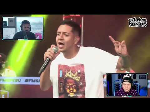 PAPO Y GARZA REACCIONAN AL MINUTO DE PRESENTACION DE JOTA EN LA FMS PERU JORNADA 7 ll style rap