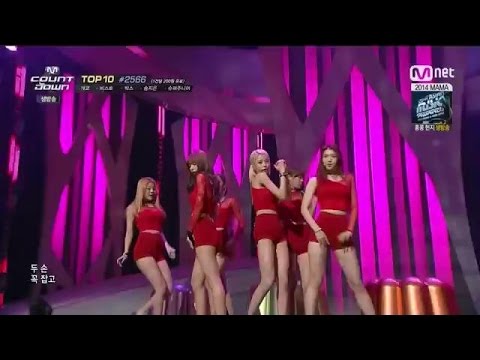 [Live] 141113 Hellovenus - Sticky Sticky @ Mnet Countdown