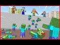 ZOMBİLER ŞEHRE SALDIRIYOR! 😱 - Minecraft