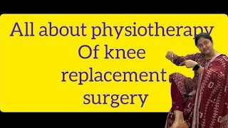 How to fast recovery after knee replacement surgery#trending #physiotherapy #kneepain #survival 🦵🦵