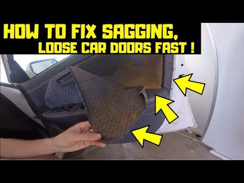 How To Fix Sagging, Loose, Old Car Door Fabric Fast and Cheap! | TOYOTA
